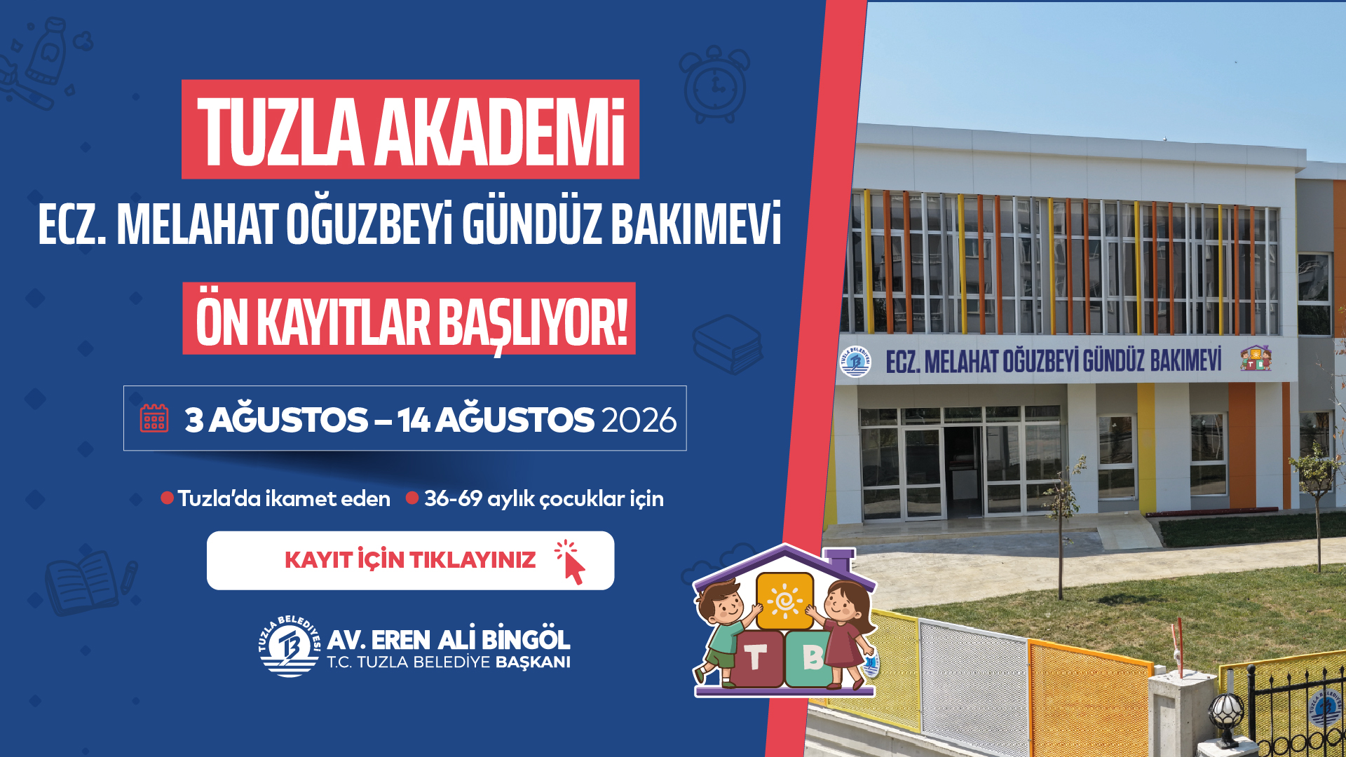 Tuzla Akademi kayıt duyurusu
